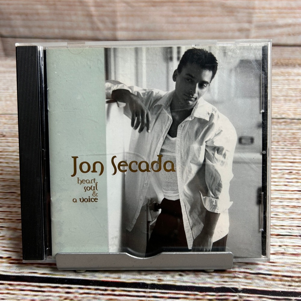 Jon Secada Heart Soul and a Voice CD 1994 Latin Pop SBK Records 724382927228